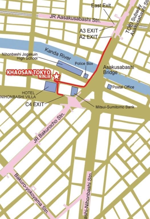 Khaosan Tokyo Ninja Vandrarhem Exteriör bild